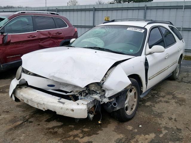 1FALP57U5VA221759 - 1997 FORD TAURUS GL WHITE photo 2