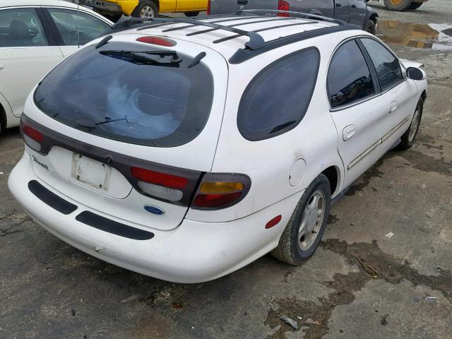 1FALP57U5VA221759 - 1997 FORD TAURUS GL WHITE photo 4