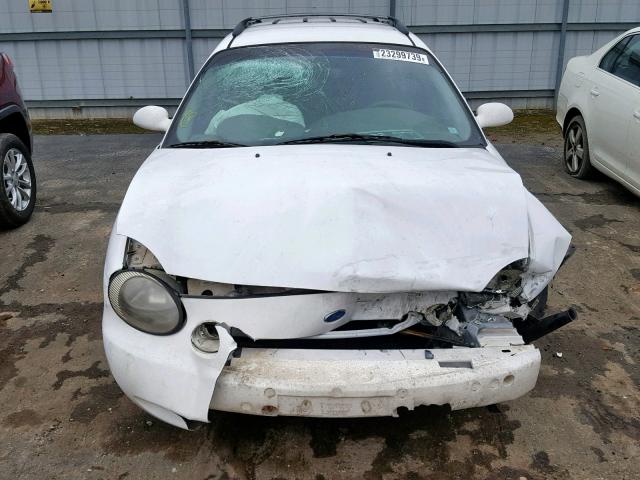 1FALP57U5VA221759 - 1997 FORD TAURUS GL WHITE photo 7