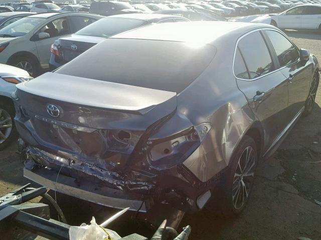 4T1B11HK0JU640815 - 2018 TOYOTA CAMRY L GRAY photo 4