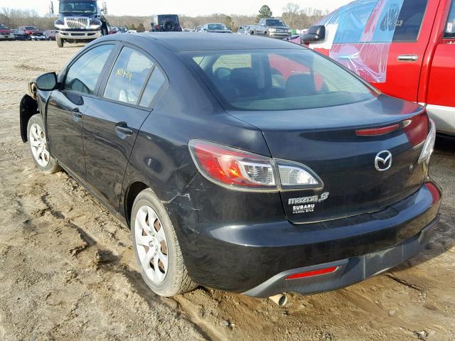 JM1BL1UF6B1408374 - 2011 MAZDA 3 I BLACK photo 3