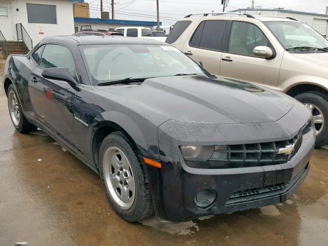 2G1FE1ED1B9119626 - 2011 CHEVROLET CAMARO LS BLACK photo 1