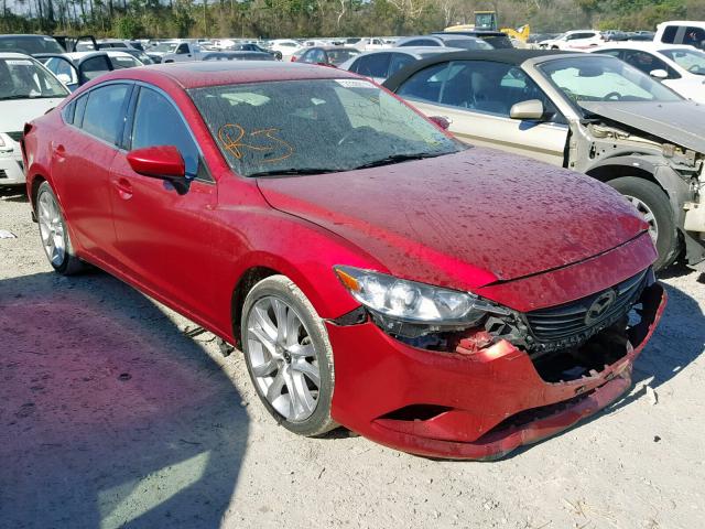 JM1GJ1V53F1218930 - 2015 MAZDA 6 TOURING RED photo 1