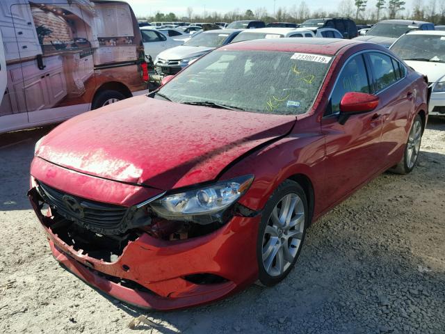 JM1GJ1V53F1218930 - 2015 MAZDA 6 TOURING RED photo 2