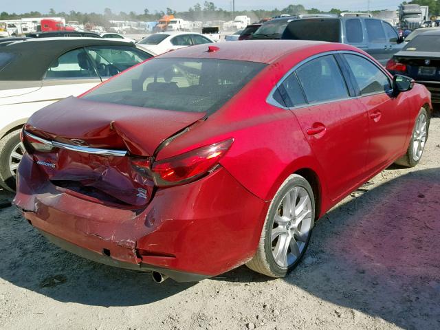 JM1GJ1V53F1218930 - 2015 MAZDA 6 TOURING RED photo 4