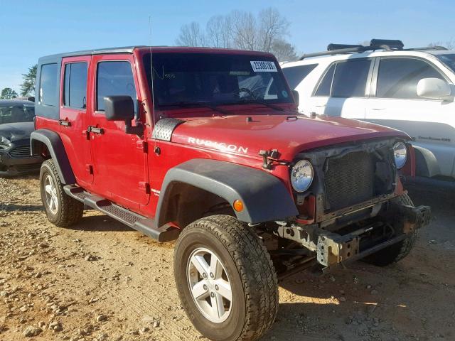 1J4GA69167L114484 - 2007 JEEP WRANGLER R RED photo 1