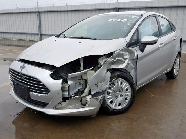 3FADP4AJ9EM125147 - 2014 FORD FIESTA S GRAY photo 2