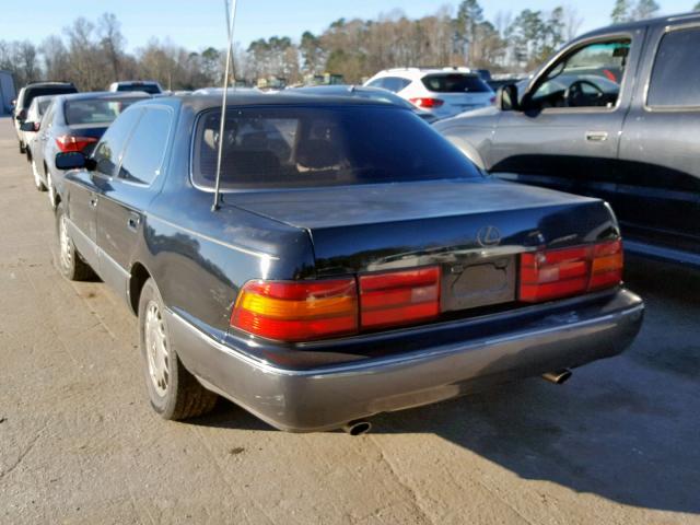 JT8UF11EXN0113489 - 1992 LEXUS LS 400 BLACK photo 3