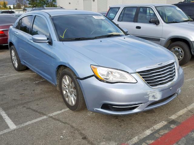 1C3CCBAB8DN735337 - 2013 CHRYSLER 200 LX BLUE photo 1