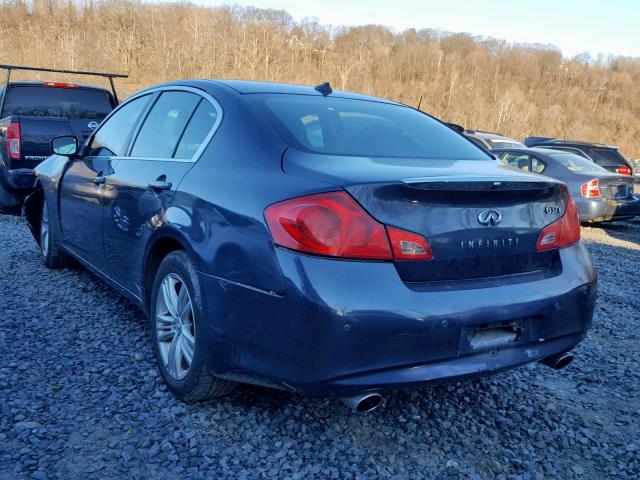 JN1CV6AR4AM455008 - 2010 INFINITI G37 GRAY photo 3