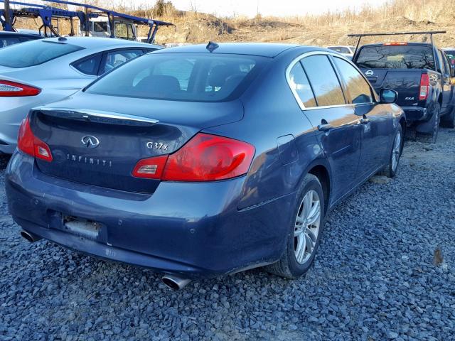 JN1CV6AR4AM455008 - 2010 INFINITI G37 GRAY photo 4