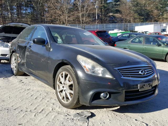 JN1CV6AR3AM251106 - 2010 INFINITI G37 BLACK photo 1