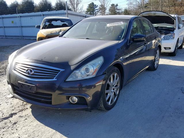 JN1CV6AR3AM251106 - 2010 INFINITI G37 BLACK photo 2