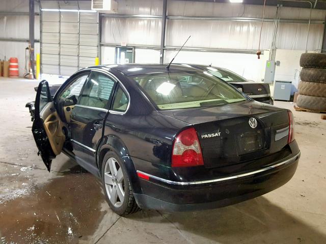WVWRU63BX5E051348 - 2005 VOLKSWAGEN PASSAT GLX 黑色 照片 3