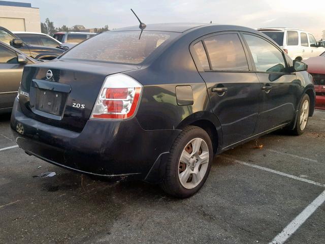 3N1AB61E57L667724 - 2007 NISSAN SENTRA 2.0 BLACK photo 4