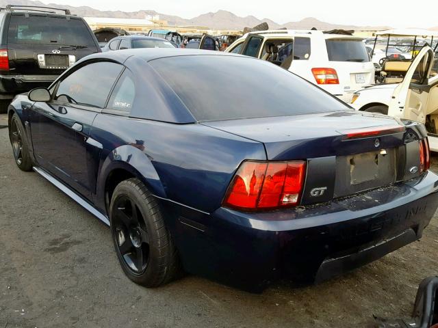 1FAFP42X73F453451 - 2003 FORD MUSTANG GT BLUE photo 3