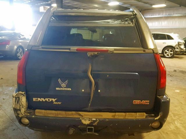 1GKET12S046215838 - 2004 GMC ENVOY XUV BLUE photo 9