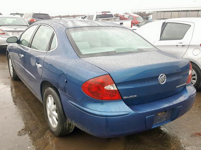 2G4WC532551240020 - 2005 BUICK LACROSSE C BLUE photo 3