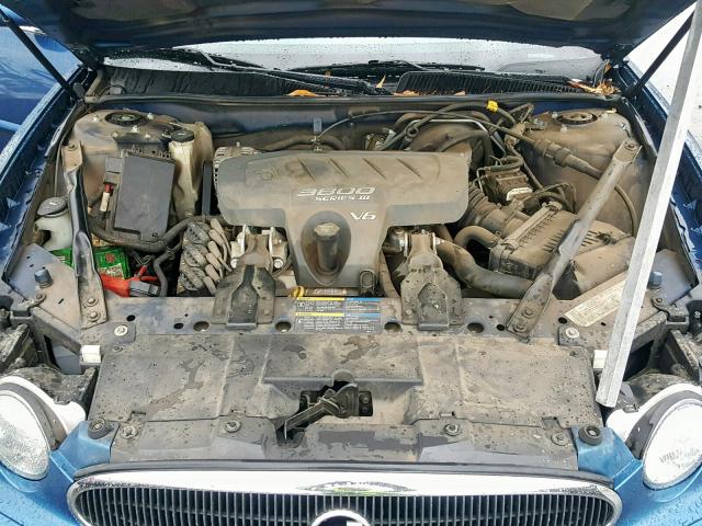 2G4WC532551240020 - 2005 BUICK LACROSSE C BLUE photo 7