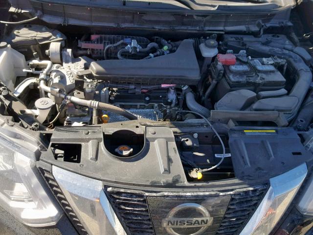 5N1AT2MT8HC866868 - 2017 NISSAN ROGUE S BLACK photo 7