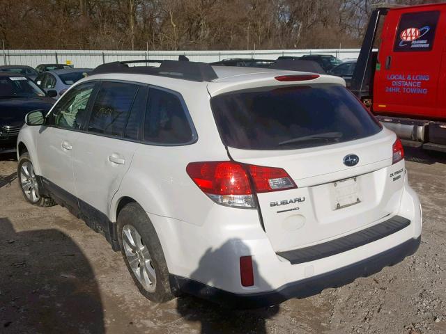 4S4BRDKC4A2335051 - 2010 SUBARU OUTBACK 3. WHITE photo 3