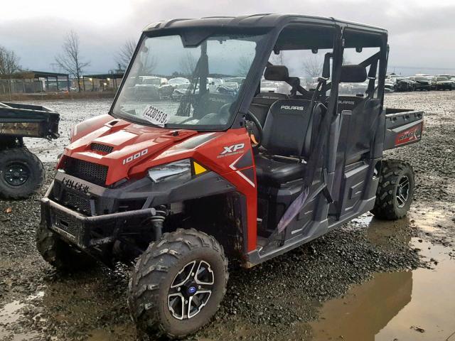 4XARVE998H8028639 - 2017 POLARIS RANGER CRE RED photo 2