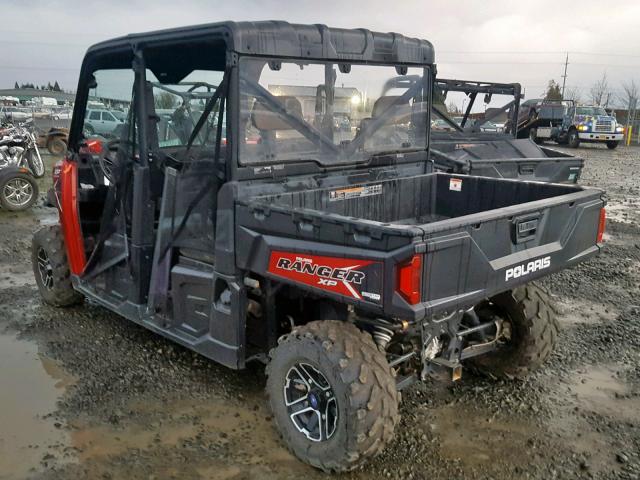 4XARVE998H8028639 - 2017 POLARIS RANGER CRE RED photo 3