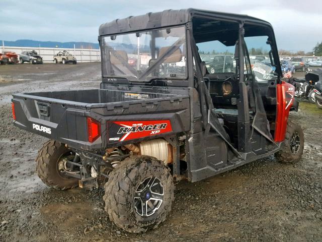 4XARVE998H8028639 - 2017 POLARIS RANGER CRE RED photo 4