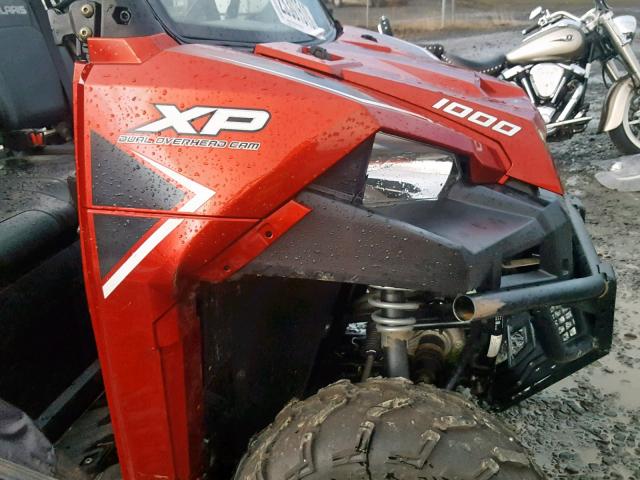 4XARVE998H8028639 - 2017 POLARIS RANGER CRE RED photo 9