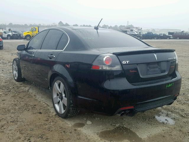 6G2EC57Y99L173041 - 2009 PONTIAC G8 GT BLACK photo 3