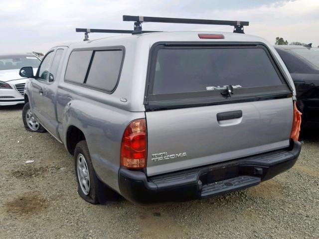 5TFTX4CN3FX063133 - 2015 TOYOTA TACOMA ACC ნაცრისფერი ფოტო 3