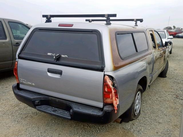 5TFTX4CN3FX063133 - 2015 TOYOTA TACOMA ACC ნაცრისფერი ფოტო 4