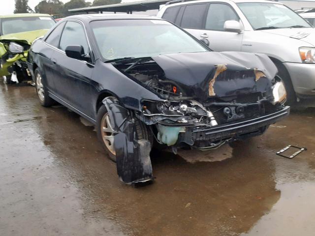 1HGCG22551A012087 - 2001 HONDA ACCORD EX BLACK photo 1