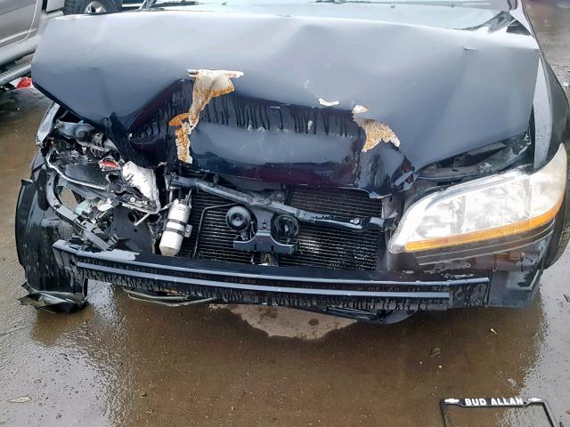 1HGCG22551A012087 - 2001 HONDA ACCORD EX BLACK photo 7