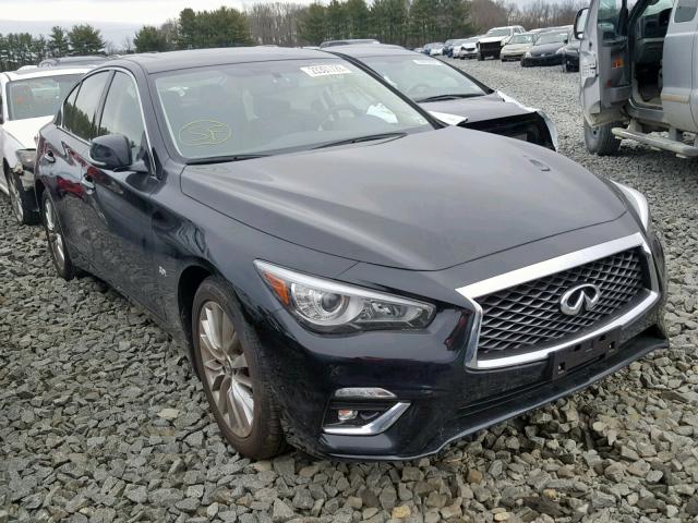 JN1EV7AR1JM435278 - 2018 INFINITI Q50 LUXE BLACK photo 1