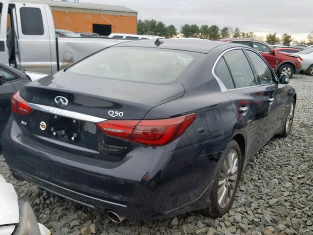 JN1EV7AR1JM435278 - 2018 INFINITI Q50 LUXE BLACK photo 4