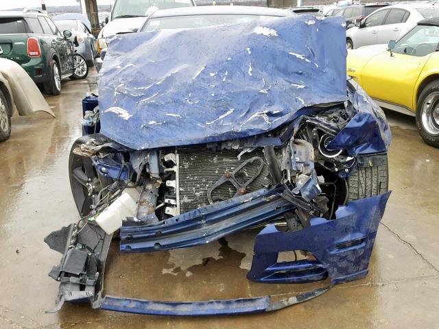 1ZVBP8AM0D5251241 - 2013 FORD MUSTANG Синий фото 7