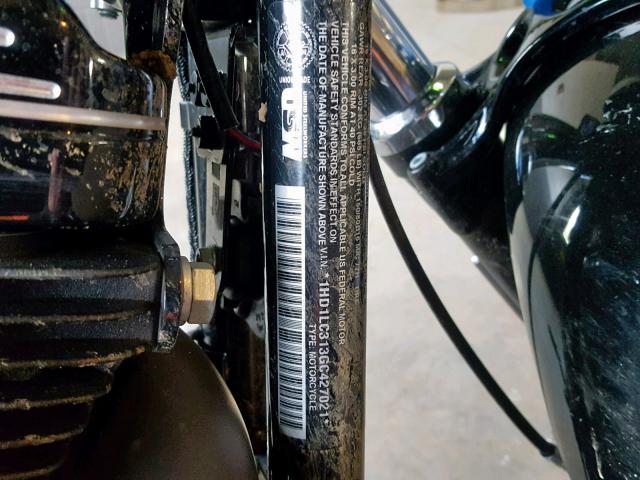 1HD1LC313GC427021 - 2016 HARLEY-DAVIDSON XL1200 FOR BLACK photo 10
