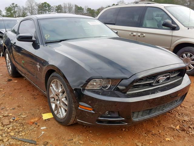 1ZVBP8AM7E5273609 - 2014 FORD MUSTANG BLACK photo 1