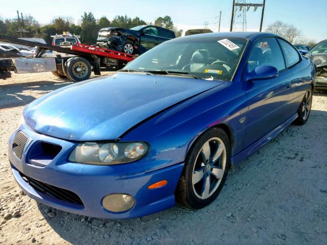 6G2VX12G94L297542 - 2004 PONTIAC GTO BLUE photo 2