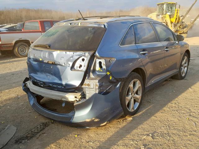 4T3ZK11A99U008153 - 2009 TOYOTA VENZA BASE BLUE photo 4