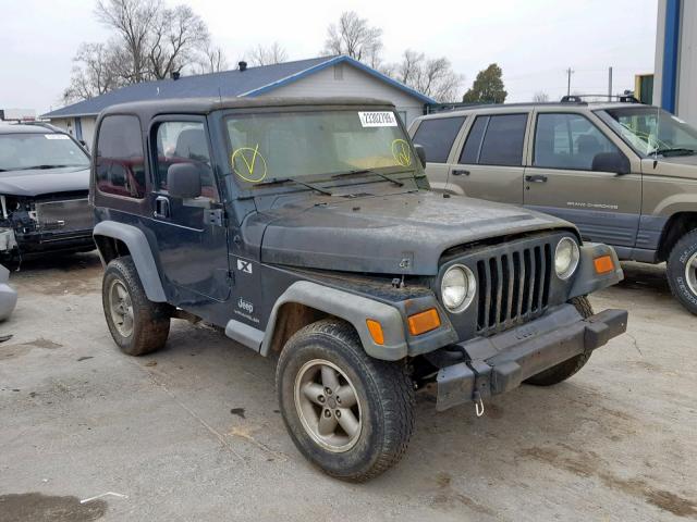 1J4FA39S45P379834 - 2005 JEEP WRANGLER X GREEN photo 1