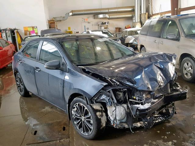 2T1BURHE8GC706988 - 2016 TOYOTA COROLLA L ლურჯი ფოტო 1