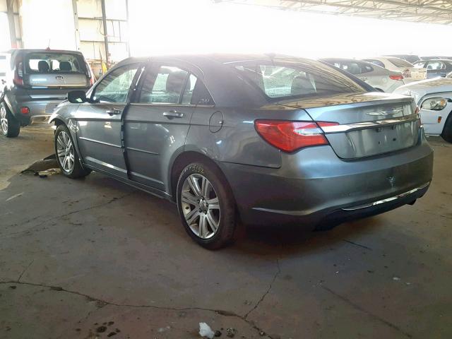 1C3CCBAB0CN316963 - 2012 CHRYSLER 200 LX GRAY photo 3