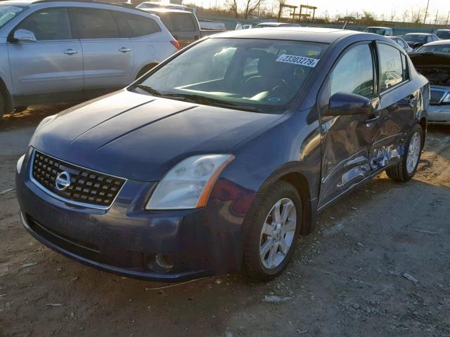 3N1AB61E78L624116 - 2008 NISSAN SENTRA 2.0 BLUE photo 2