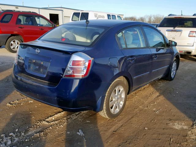 3N1AB61E78L624116 - 2008 NISSAN SENTRA 2.0 BLUE photo 4