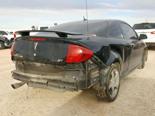 1G2AN18B987302248 - 2008 PONTIAC G5 GT BLACK photo 4