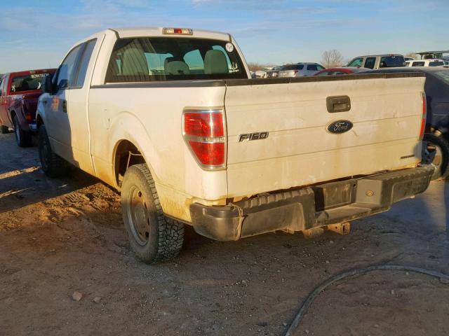 1FTFX1CF4CFB86302 - 2012 FORD F150 SUPER WHITE photo 3