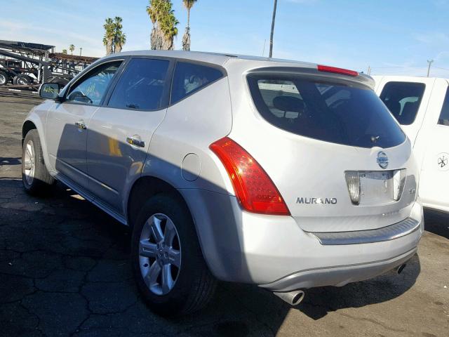 JN8AZ08W96W520498 - 2006 NISSAN MURANO SL GRAY photo 3