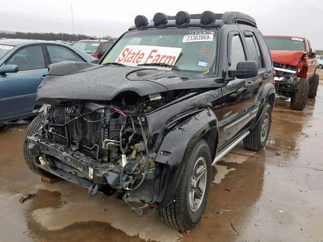 1J4GK38K14W229770 - 2004 JEEP LIBERTY RE BLACK photo 2